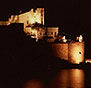 on-Sicily - Castellammare's castle by night
