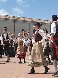 on-Sicily - Traditional folk dance at Terrasini