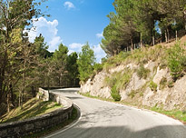on-Sicily - cycling near San Giuseppe Jato in Sicily