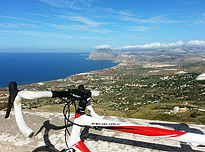 on-Sicily - cycling near Erice in Sicily