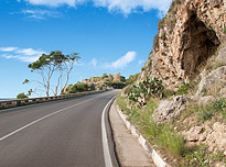 on-Sicily - cycling near Trappeto