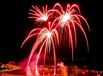 on-Sicily - firework display in Selinunte