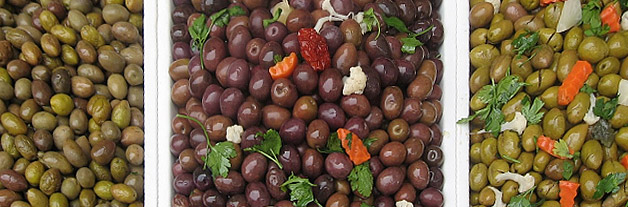 on-Sicily - several types of olives in Sicily